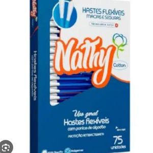 imagem do produto Cotonetes NATHY 75 unidades 