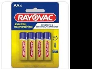 imagem do produto Pilha hayovac 2 AA conjunto com 4 pilhas 