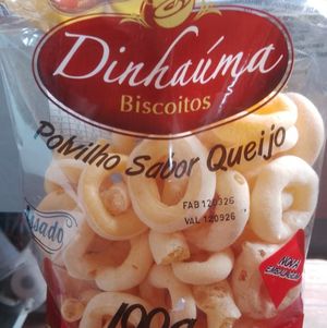 imagem do produto Biscoito Dinhauma polvilho sabor queijo  100 gramas 