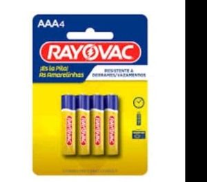 imagem do produto PILHA Rayovac AAA COM 4 pilha pequena 