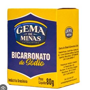 imagem do produto Bicarbonato de Sódio  gema de minas 80g