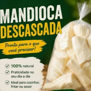 imagem do produto Mandioca pacote de 1 kilo 