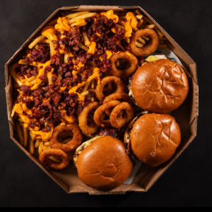 imagem do produto CAIXA TRIO DA FELICIDADE 🥰🎉🥳🍔🍟