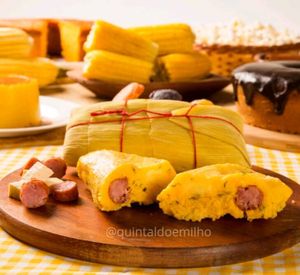 imagem do produto Pamonha Salgada Recheada Com Calabresa