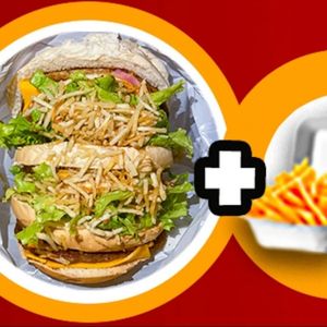 imagem do produto Combo Giga Quarteirão + batata + coca lata 