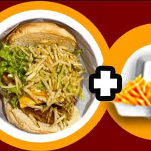 imagem do produto Combo X-Tudo + batata + Coca lata 