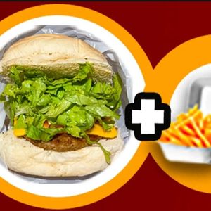 imagem do produto Combo X-burguer + batata+ coca cola lata