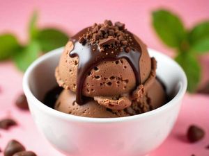 imagem do produto Sorvete de Chocolate c/ Pedaços - Escolha o Tamanho