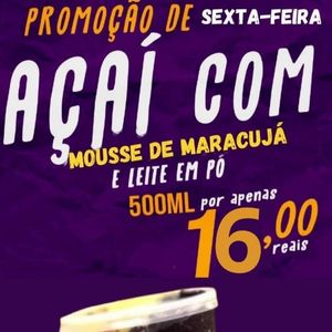 imagem do produto AÇAÍ MOUSSE MARACUJÁ 500ML