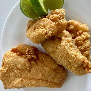 imagem do produto Marmita de Filé de Peixe Frito (Pescada Amarela)