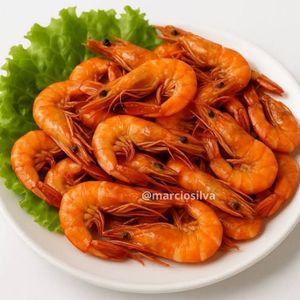 imagem do produto Camarão alho e olho 350g porção 