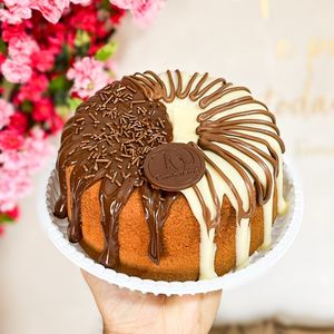 imagem do produto Bolo Vulcão DUO c/ Nutella (12 fatias)