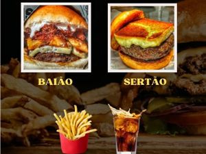 imagem do produto Combo - 1 Baião, 1 Sertão, 2 batatas fritas e 1 coca cola litro