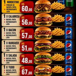 imagem do produto 1x Calabresa artesanal + Batata Frita simples + Refri Lata