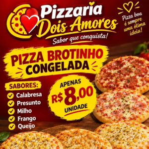 imagem do produto Piza Brotinho Presunto 