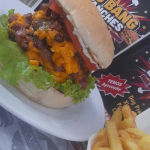 imagem do produto Hambúrguer Duplo chedar bacon 🥓 