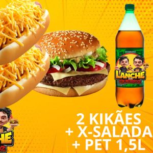imagem do produto 2 Kikães + X-Salada + refri 1,5L