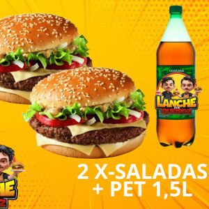 imagem do produto 2 x-salada + refri 1,5L
