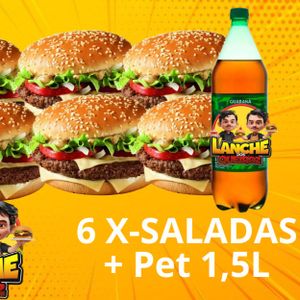 imagem do produto 6 X-Saladas + Pet 1,5L
