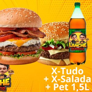 imagem do produto X-Tudo + X-Salada + Pet 1,5L