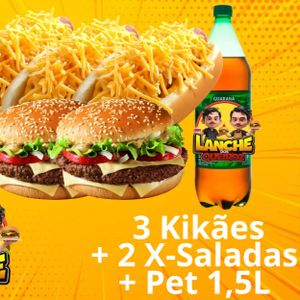 imagem do produto 3 Kikães + 2 X-Saladas + Pet 1,5L