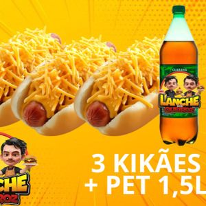 imagem do produto 3 kikães + refri 1,5L
