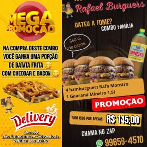 imagem do produto Combo Família Monstro Artesanal + Batata Frita Com Cheddar e Bacon