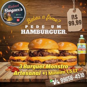 imagem do produto Combo Triplo Monstro Artesanal