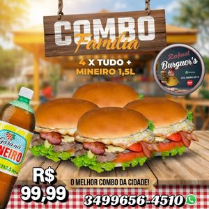 imagem do produto Combo Família X-TUDO Tradicional 