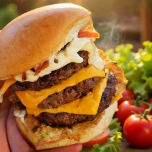 imagem do produto Burguer Triplo Artesanal