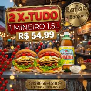 imagem do produto Combo Casal X-Tudo tradicional