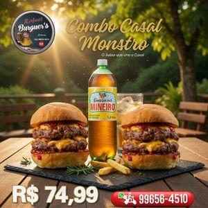 imagem do produto Combo Casal Monstro Artesanal 