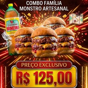 imagem do produto Combo Família Monstro Artesanal 