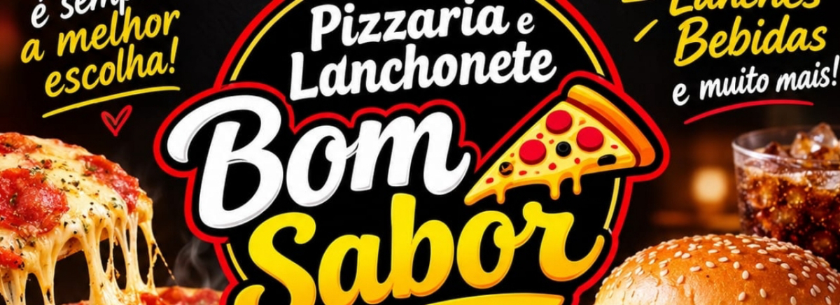 Bom sabor Pizzaria e lanchonete capa