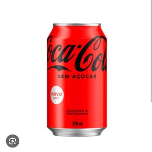 imagem do produto Coca cola lata 350ml sem açúcar 