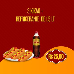 imagem do produto 3 kikao + Refrigerante de 1.5