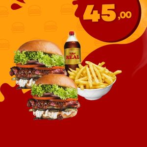 imagem do produto 2x tudo+ Refrigerante 1.5 lt + Batata 