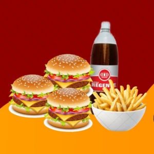 imagem do produto 3x salada + Refrigerante 1.5 lt + Batata 