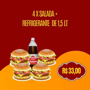 imagem do produto 4 X salada + 1 Refrigerante 1.5