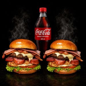 imagem do produto 2 CARIBS TUDO + 1 COCA COLA 600ML
