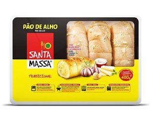imagem do produto Pão de Alho Tradicional Santa Massa Bandeja
