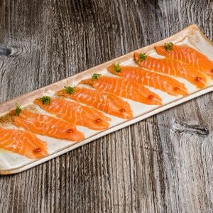 imagem do produto Carpaccio de salmão - 8 peças