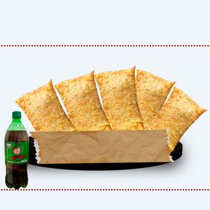 imagem do produto Combo Pra Galera (5 pastéis + Refrigerante 900ml)