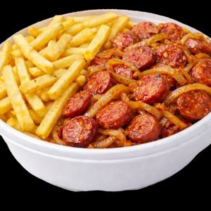 imagem do produto Calabresa acebolada com fritas