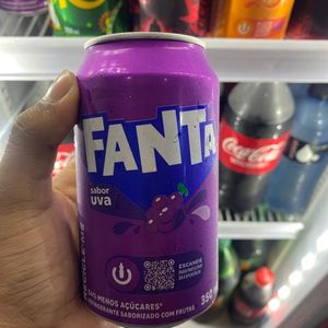 imagem do produto Fanta uva lata 