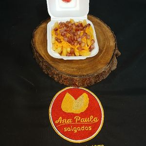 imagem do produto BATATAS FRITAS COM CHEDDAR E CALABRESA E BACON 