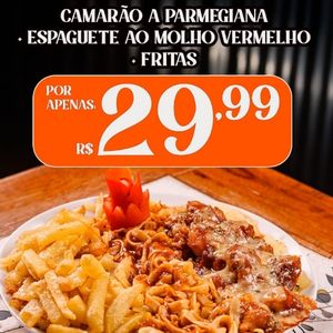 imagem do produto Parmegiana de camarão 🍤