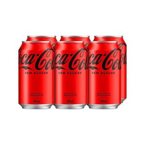 imagem do produto Coca Cola Zero Lata 350ml