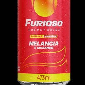 imagem do produto ENERGETICO FURIOSO MELANCIA E MORANGO 473ML