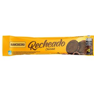 imagem do produto Bolacha recheada rancheiro CHOCOLATE (pacote amarelo)